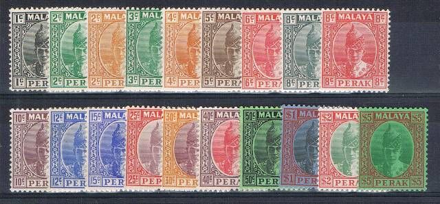 Image of Malayan States ~ Perak SG 103/21 UMM British Commonwealth Stamp